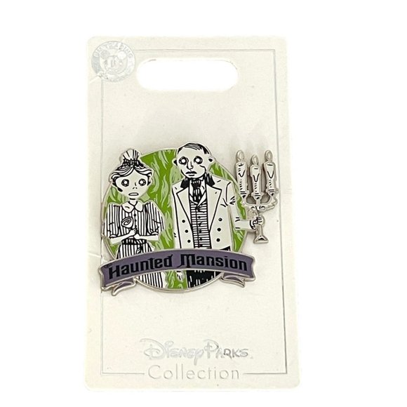 Disney Parks Haunted Mansion Ghost Maid Butler Pin - Picture 3 of 4